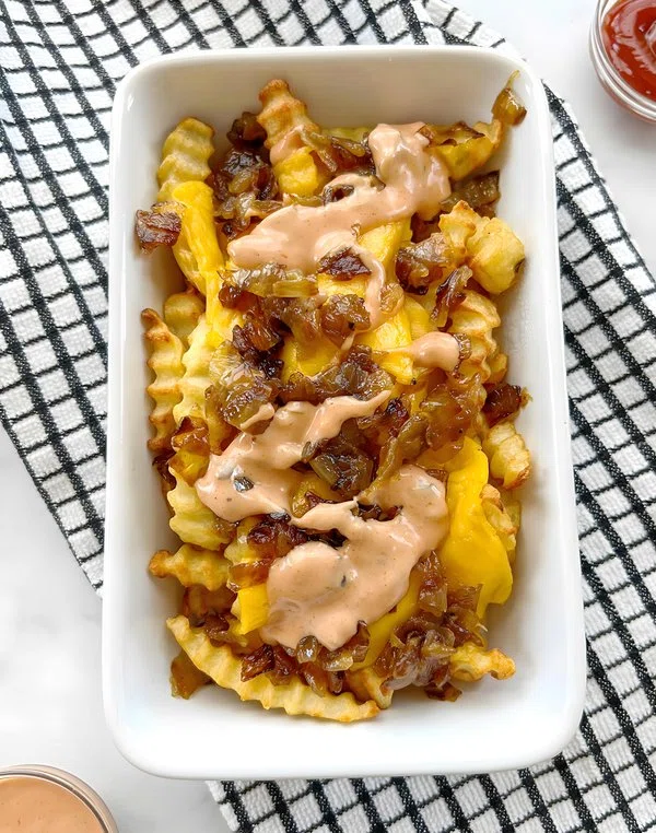 Vegan Animal Style Fries (Copycat In N Out Recipe) cover