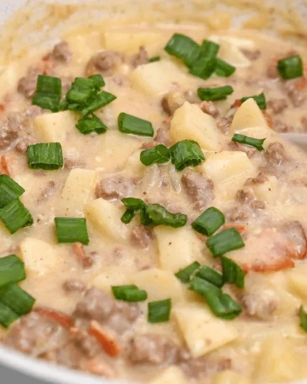 Hamburger Potato Soup cover