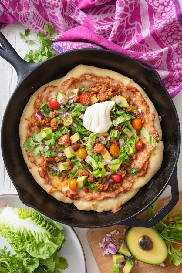 Taco Salad Pizza cover