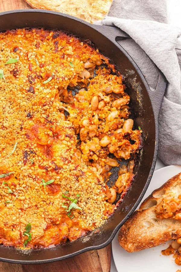 Cheesy White Bean Tomato Bake cover