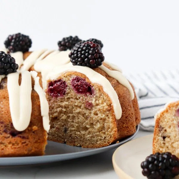 Spiced Blackberry Bundt Cake cover