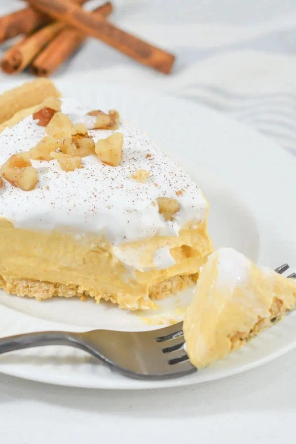 No Bake Pumpkin Cheesecake Pie cover