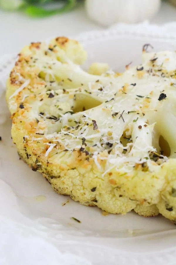 Garlic Roasted Cauliflower Steaks cover