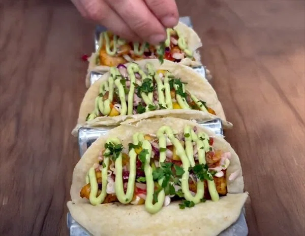High Protein Low Calorie Fish Tacos cover