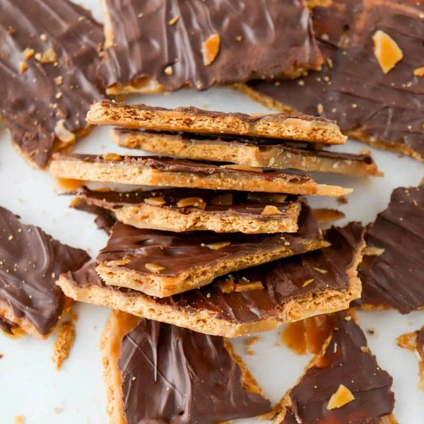 Graham Cracker Toffee Bark cover