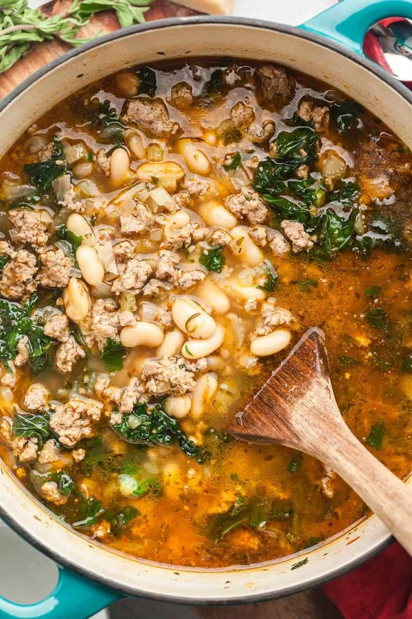 Sausage Kale and White Bean Soup cover