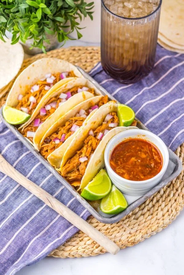 Slow Cooker Shredded Pork Tacos cover