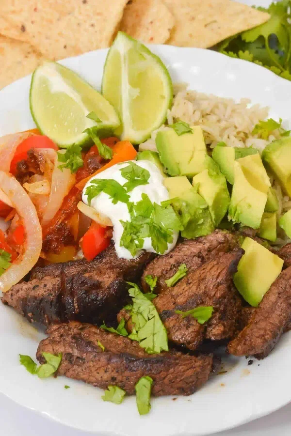 Fajita Steak and Rice Bowl cover