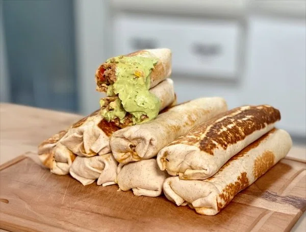 High Protein Breakfast Burrito Meal Prep cover