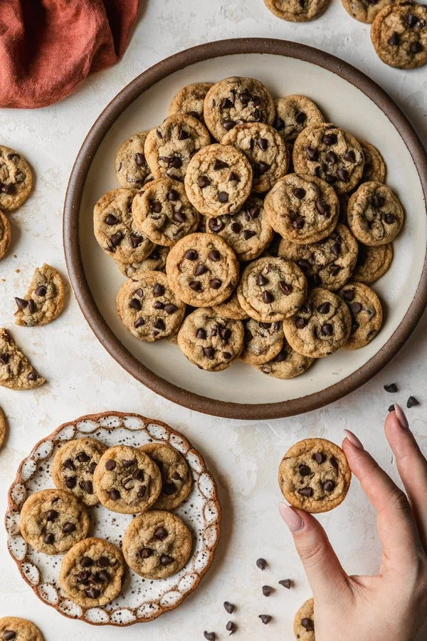 Chewy Mini Chocolate Chip Cookies cover