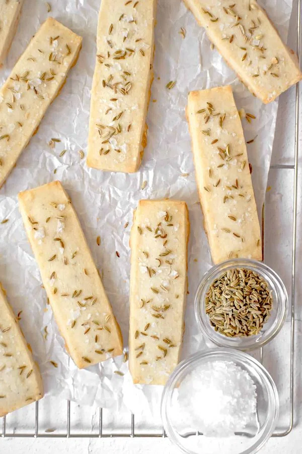 Parmesan Fennel Shortbread cover