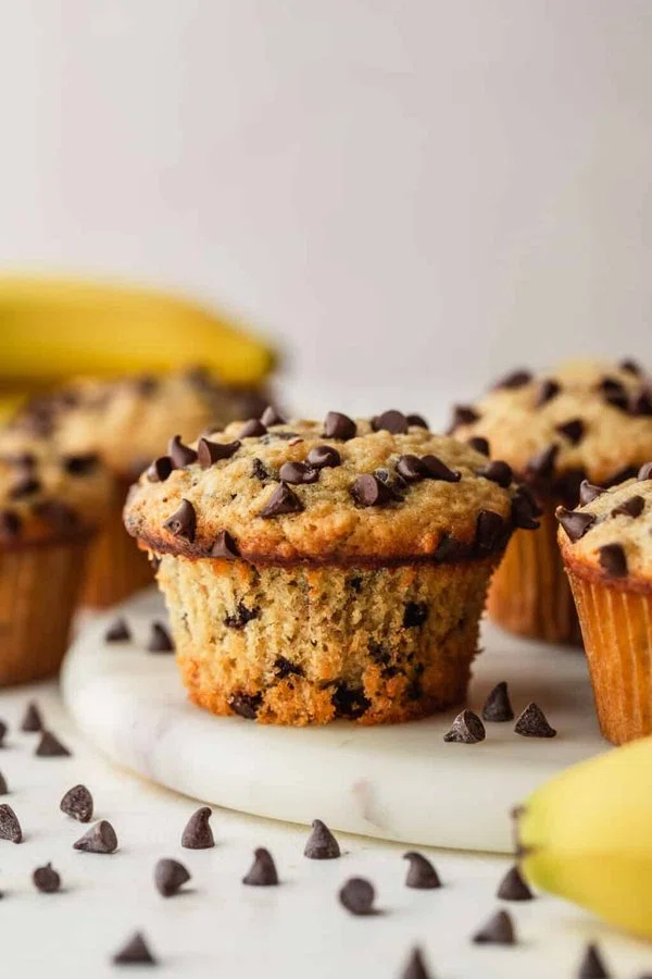 Easy Small Batch Chocolate Chip Banana Muffins cover