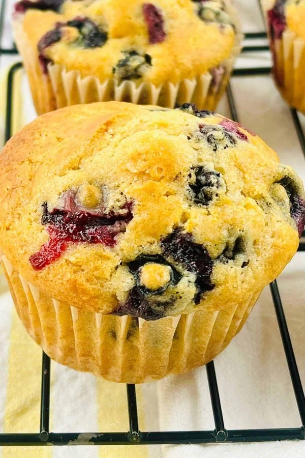 Blueberry Pancake Muffins With Mix cover