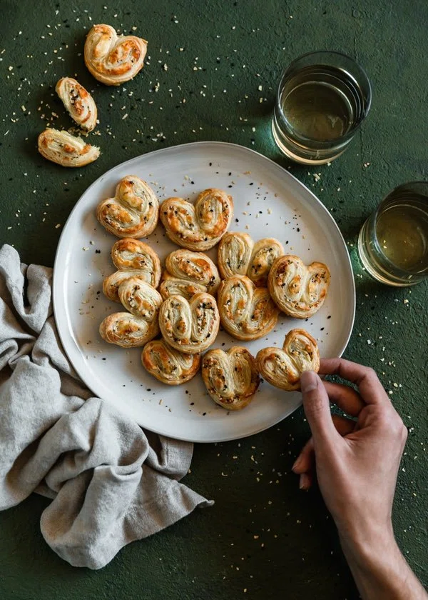 Savory Palmiers With Parmesan & Everything Bagel Spice cover