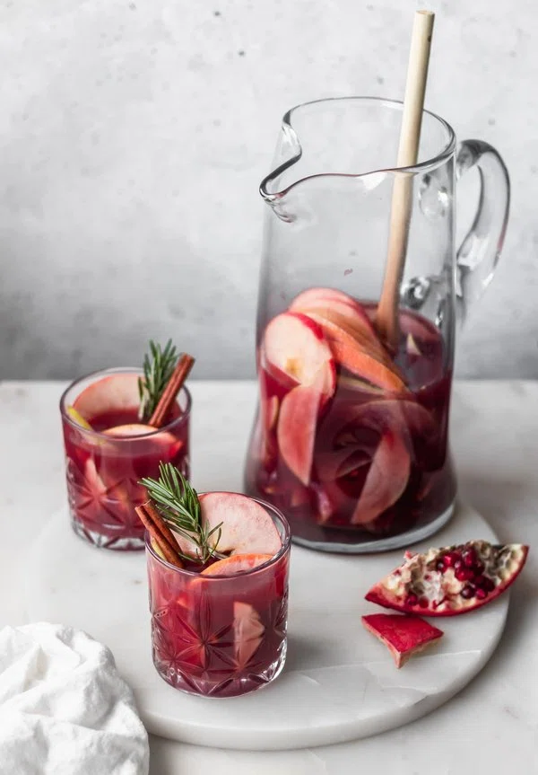Winter Sangria With Pears & Pomegranate cover