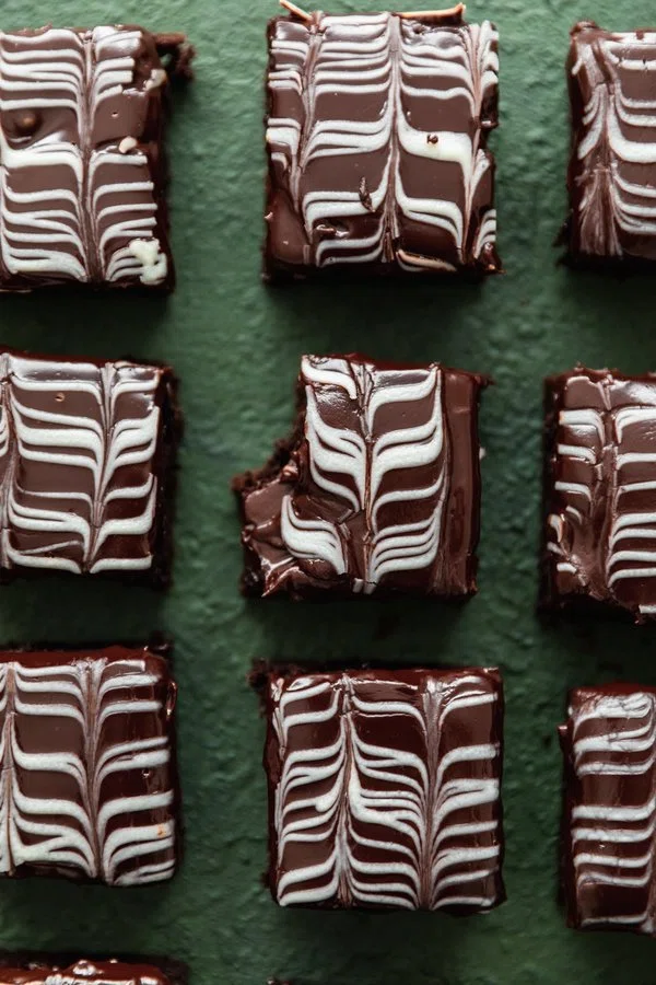 Fudgy Irish Coffee Brownies With Whiskey Ganache cover