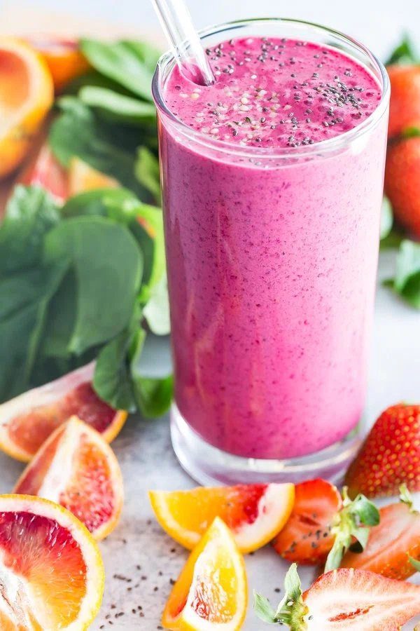Blood Orange Strawberry Beet Smoothie cover