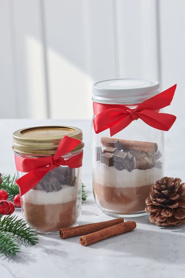 Double Chocolate Hot Cocoa in a Jar cover
