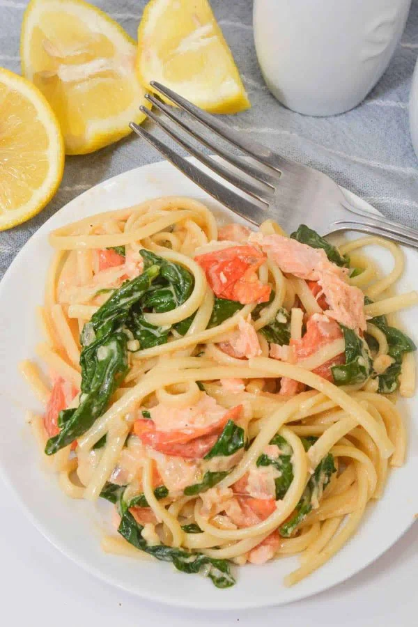 Salmon Pasta Recipe cover