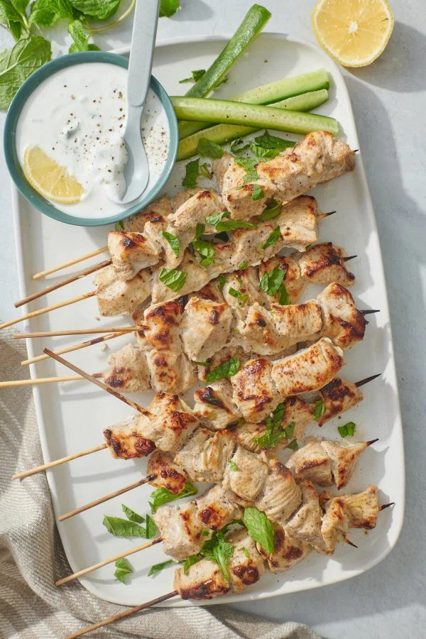 Chicken Tikka with Cucumber Mint Raita cover