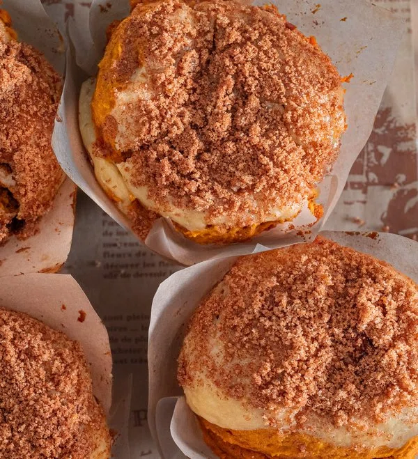 Bakery-Style Pumpkin Cream Cheese Muffins cover