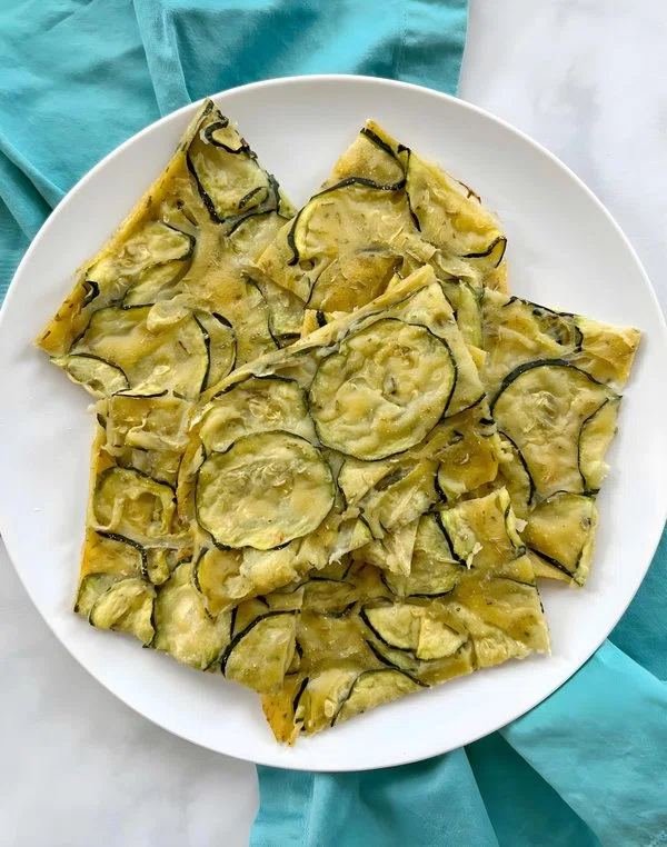 Vegan Zucchini Scarpaccia cover