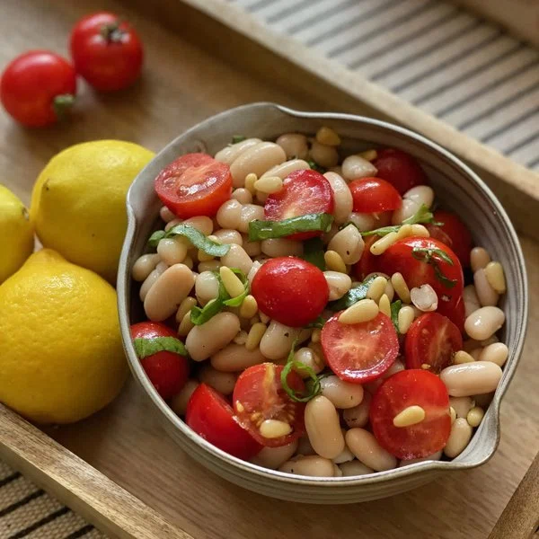 Cannellini Bean & Cherry Tomato Salad cover