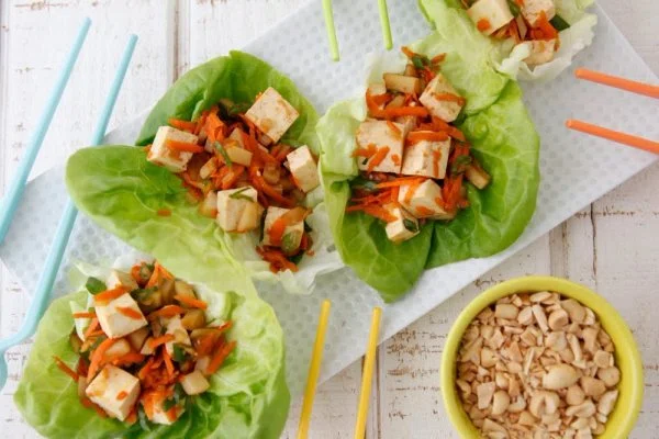 Vegetarian Lettuce Wraps cover