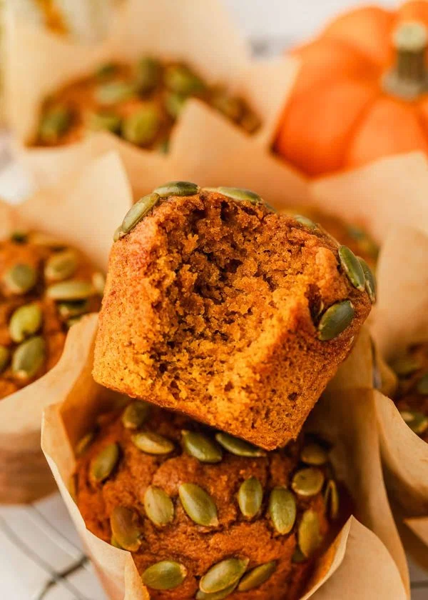 One Bowl Small Batch Pumpkin Muffins cover
