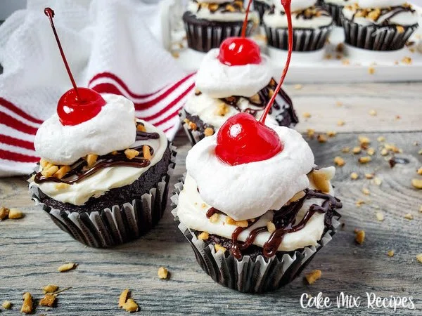 Hot Fudge Sundae Cupcakes cover
