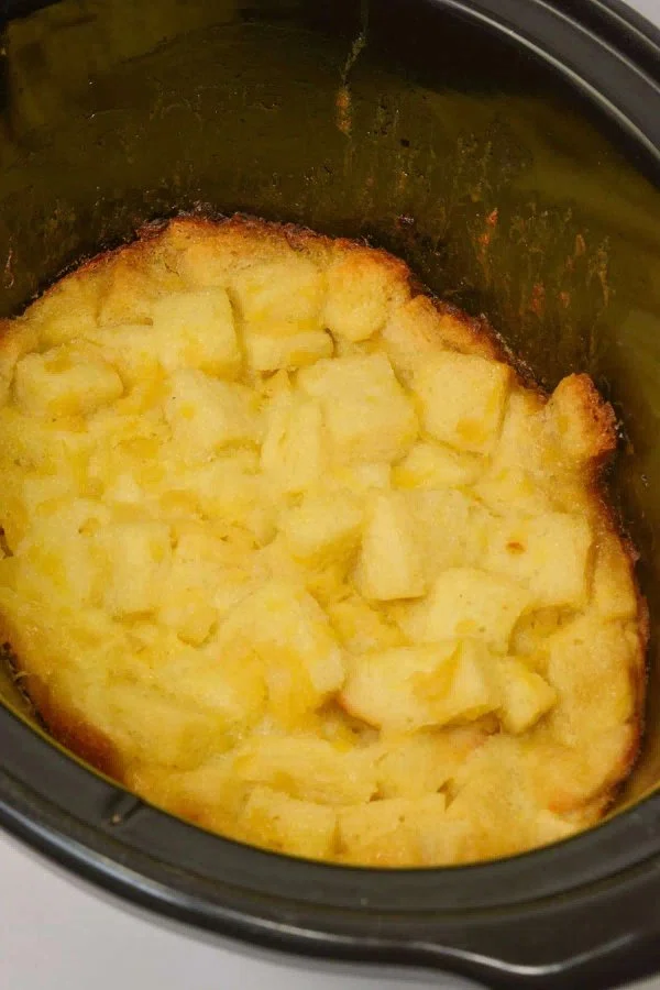 Slow Cooker Pineapple Casserole cover