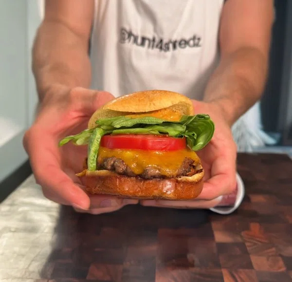 High Protein Low Cal Five Guys Burgers and Fries cover