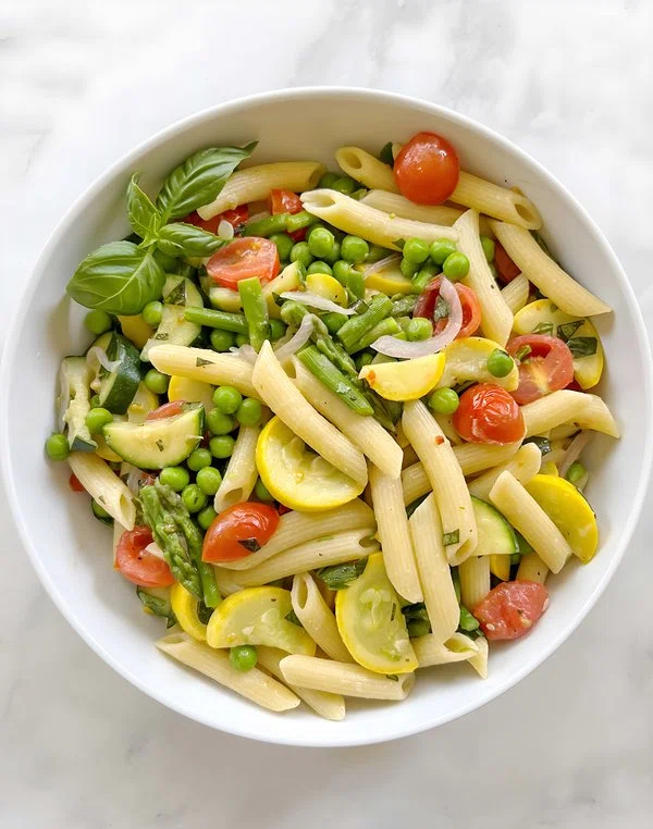 Vegan Pasta Primavera cover