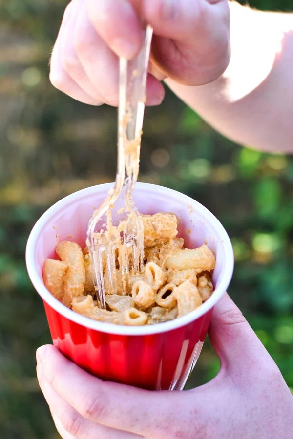 Quick Smoky White Cheddar Camping Mac and Cheese cover