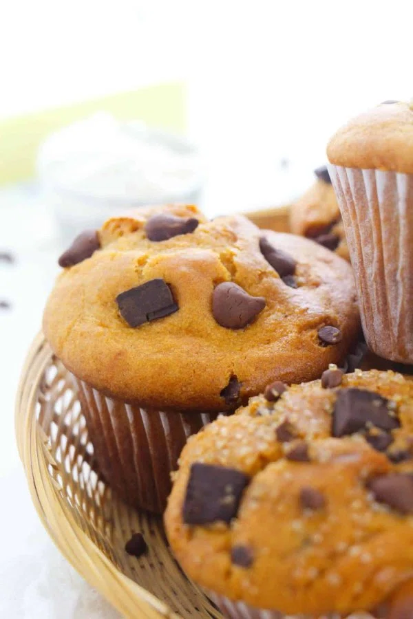 Bakery Style Chocolate Chip Muffins cover