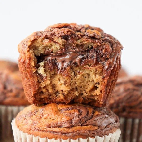Nutella Banana Muffins cover