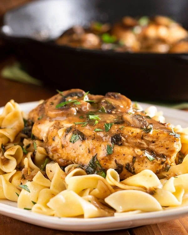 Chicken Marsala Pasta cover