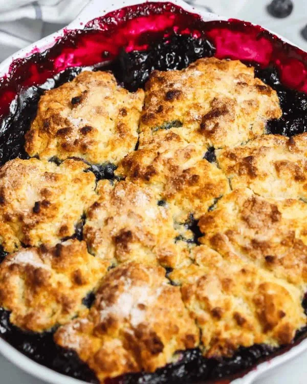 Easy Blueberry Cobbler cover