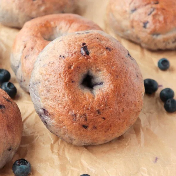 Homemade Blueberry Bagels cover