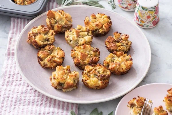Apple Sausage Stuffing Bites cover