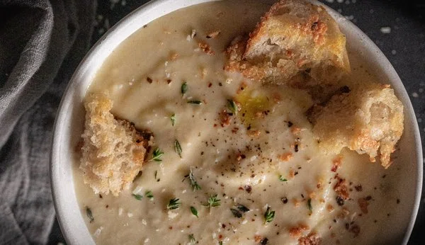 Brown Butter Creamy Cauliflower Soup cover