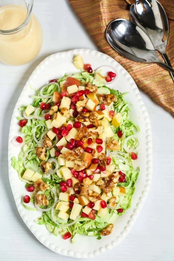 Shaved Brussel Sprouts Salad with Apples cover
