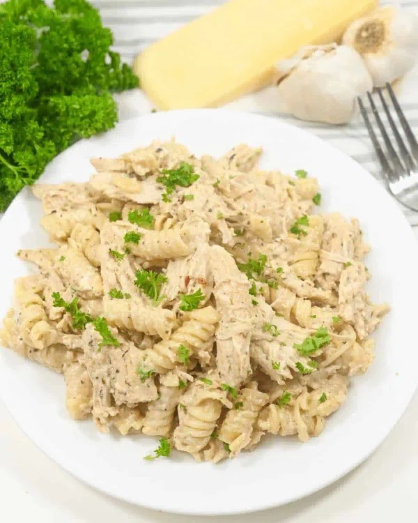 Crock Pot Garlic Parmesan Chicken cover