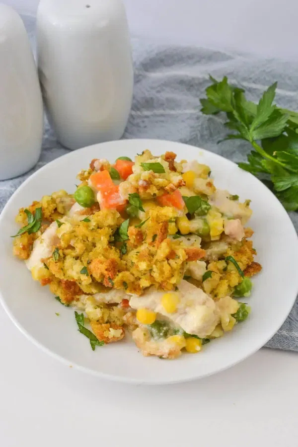 Chicken and Stuffing Casserole cover