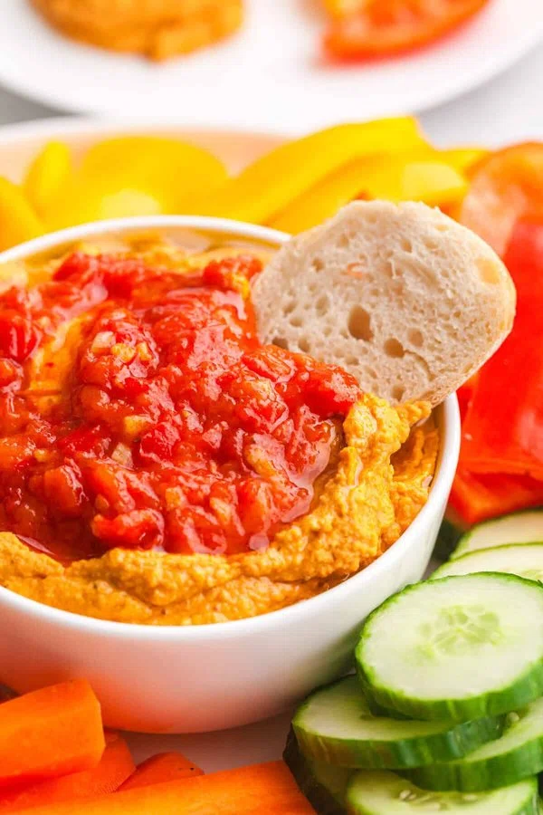 Easy Harissa Hummus cover