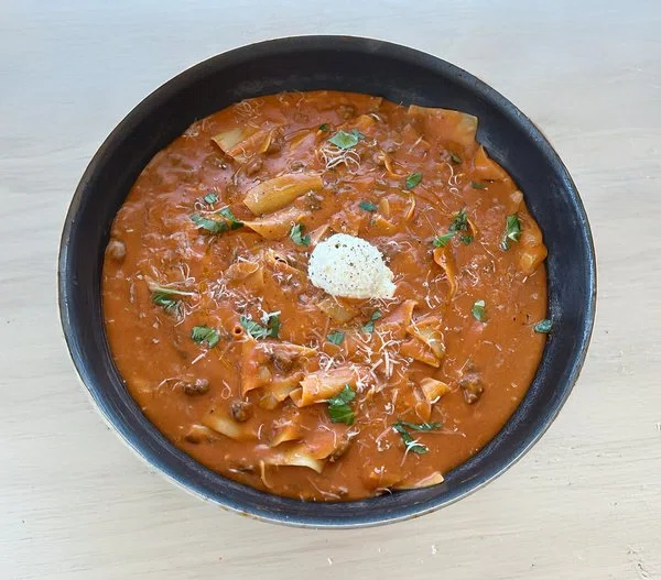 One Pot Lasagna Soup cover