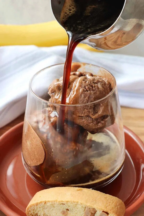 Affogato with Banana Mocha Ice Cream cover