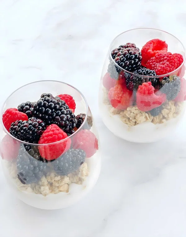 Vegan Mixed Berry Yogurt Parfait cover
