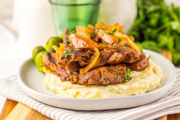 Slow Cooker Apple Butter Pork Chops cover