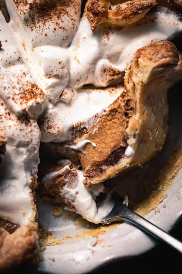 Black Bottom Pumpkin Custard Pie cover